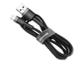 Miniatyrbilde 1 av 5: Baseus Cafule - Lightning-kabel - Lightning hann til USB hann - 3 m - grå, svart