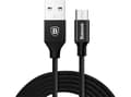 Miniatyrbild 4 av 4: Baseus 6953156260733, 1,5 m, USB A, Micro-USB B, USB 2.0, 0,48 Gbit/s, Svart