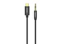 Miniatyrbild 1 av 5: Baseus CAM01-01, 1,2 m, 3,5 mm, USB C, Sort