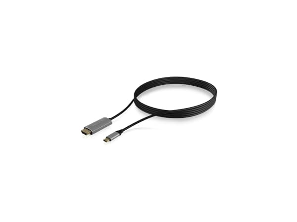 ICY BOX HDMI Tilslutningskabel HDMI-A-stik 1.8 m Sort, Sølv 60373 #####4K UHD HDMI-kabel