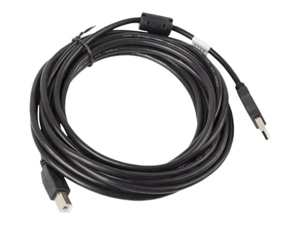 Lanberg - USB-kaapeli - USB (han) til USB Type B (han) - USB 2.0 - 5 m - lajiteltu
