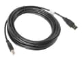 Miniatyrbild 2 av 5: Lanberg - USB-kabel - USB (hane) till USB typ B (hane) - USB 2.0 - 5 m - svart