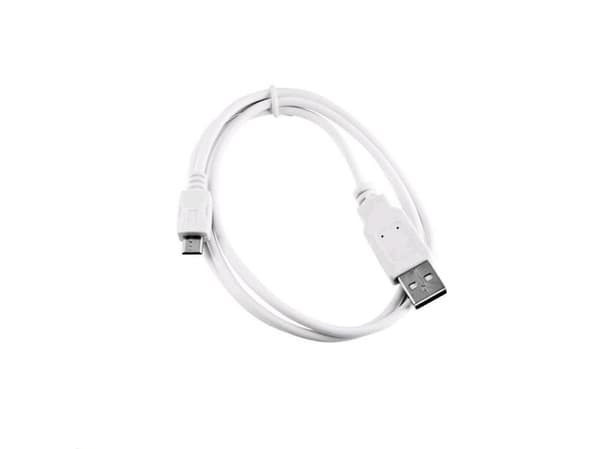 USB-kabel C-Tech USB-A - microUSB 2 m Biały (CB-USB2M-20W)