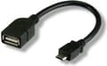 Miniatyrbild 5 av 5: Techly 0.2m USB 2.0 Micro B - USB 2.0 A M/F, 0,2 m, Micro-USB B, USB A, USB 2.0, Hane/Hona, Svart