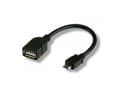Miniatyrbild 2 av 5: Techly 0.2m USB 2.0 Micro B - USB 2.0 A M/F, 0,2 m, Micro-USB B, USB A, USB 2.0, Hane/Hona, Svart