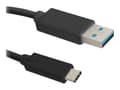 Miniatyrbild 1 av 5: Qoltec - USB-kabel - 24 pin USB-C (hane) till USB typ A (hane) - USB 3.1 - 25 cm