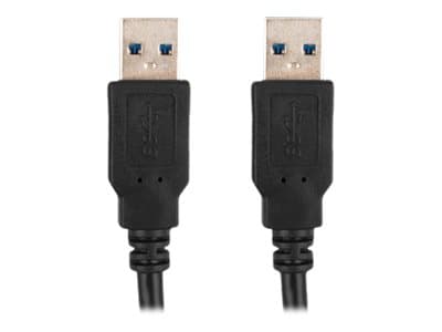 Lanberg - USB-kabel - USB typ A (hane) till USB typ A (hane) - USB 3.0 - 1 m - svart