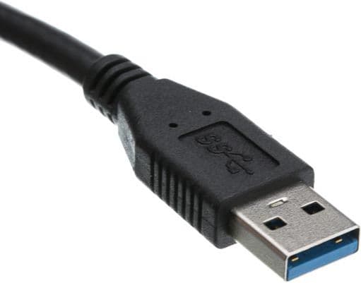 USB-kabellogo USB-A - USB-A 1,8 m Svart
