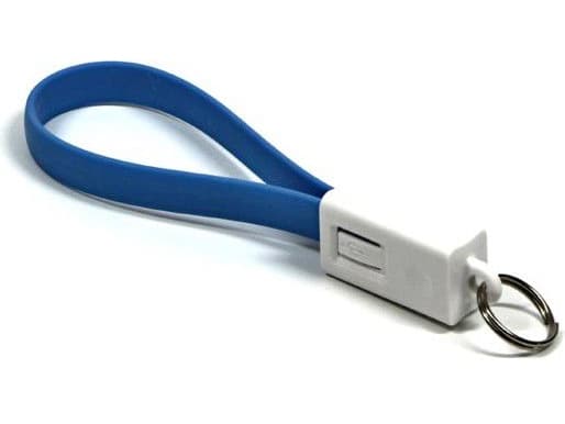 Adapter USB LAMA PLUS microUSB 0.2m Niebieski