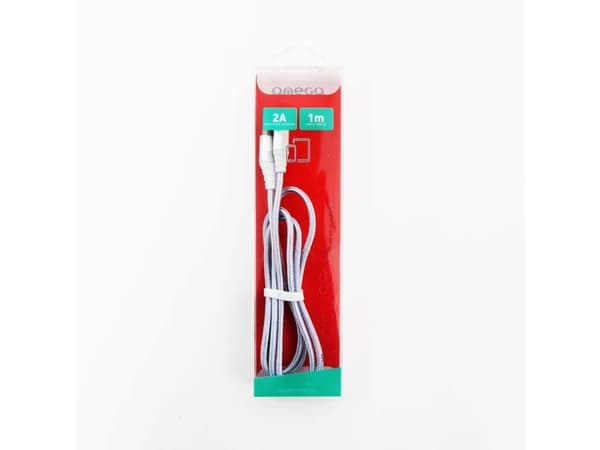 Omega OUFBB3LBOXS, 1,5 m, USB A, USB 2.0, Silver