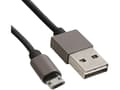 Miniatyrbild 4 av 4: USB cable Platinet MICRO USB TO USB CABLE WITH REVERSIBLE PLUGS 1M BLACK (43466)