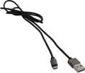Miniatyrbild 1 av 4: USB cable Platinet MICRO USB TO USB CABLE WITH REVERSIBLE PLUGS 1M BLACK (43466)