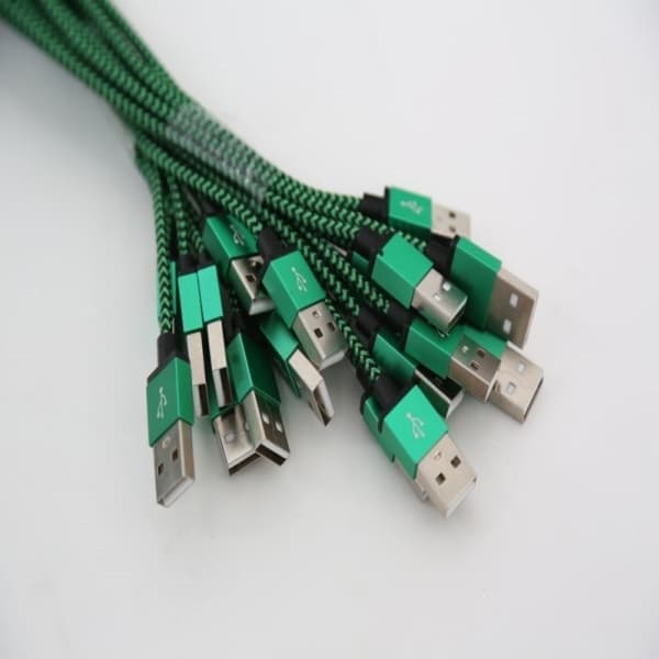 USB Omega USB cable - LIGHTNING, 2A, 1m, green (44039)