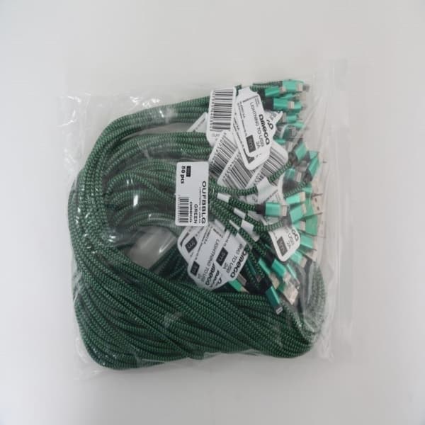 USB Omega USB cable - LIGHTNING, 2A, 1m, green (44039)
