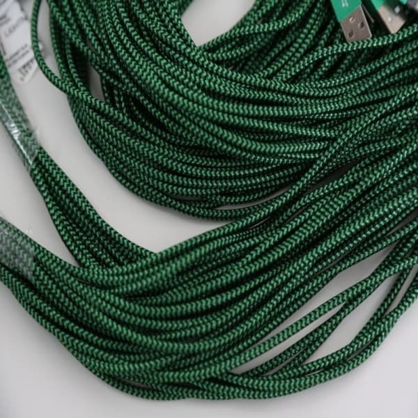 USB Omega USB cable - LIGHTNING, 2A, 1m, green (44039)
