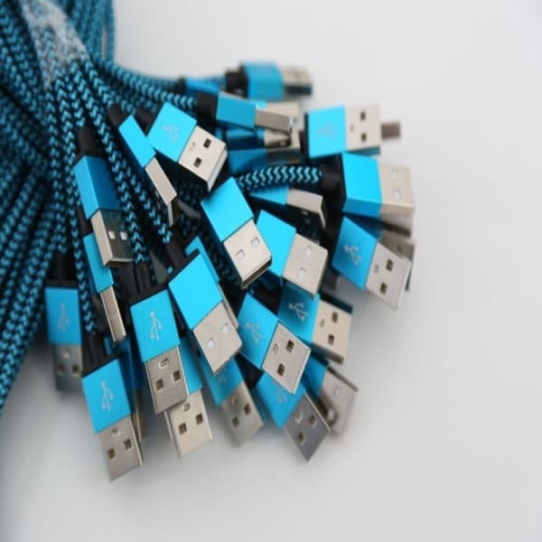 USB-kaapeli Omega USB-A - microUSB 1 m sininen (OUFBBMBL)