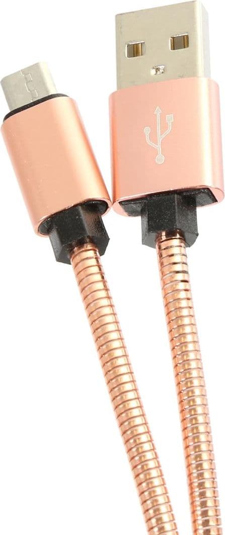 Omega USB-A - microUSB-kabel 1 m gull (OUFBB6MBOXRG)