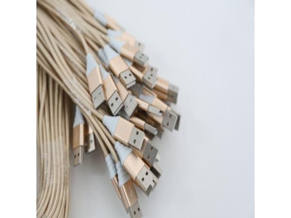 Omega Micro USB USB Cable, 2A, 1m, Gold (44052)