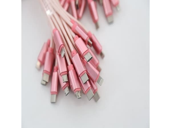USB cable Omega 3IN1 MICRO-USB TYPE-C LIGHTNING 1.5A 1.2M