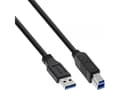 Miniatyrbild 5 av 5: DELTACO USB3-120S - USB-kabel - USB typ A (hane) till USB Type B (hane) - USB 3.0 - 2 m - svart