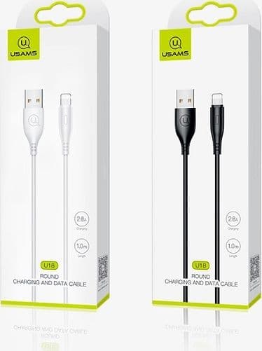 Kabel USB Usams USB-A - Lightning 1 m Biały (SJ266USB02)