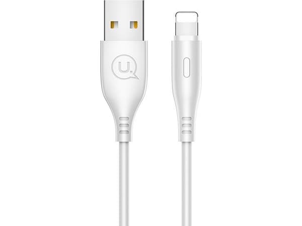 Kabel USB Usams USB-A - Lightning 1 m Biały (SJ266USB02)