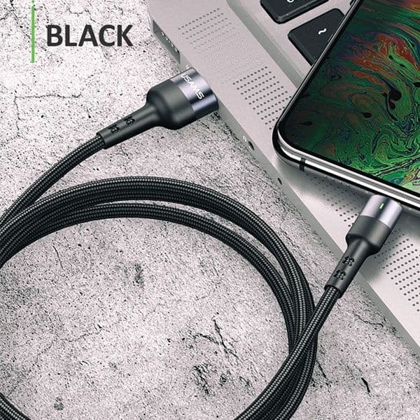 Usams braided USB cable U26 microUSB 1m 2A Fast Charging black/black SJ312USB01 (US-SJ312) SJ312MC01