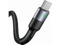 Miniatyrbild 1 av 3: Usams braided USB cable U26 microUSB 1m 2A Fast Charging black/black SJ312USB01 (US-SJ312) SJ312MC01