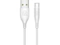 Miniatyrbilde 1 av 3: Kabel USB Usams USB-A - USB-C 1 m Biały (SJ267USB02)