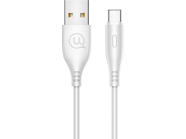 Kabel USB Usams USB-A - USB-C 1 m Biały (SJ267USB02)