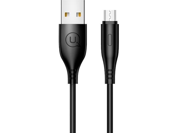 USB-kabel Usams USB-A - microUSB 1 m Czarny (SJ268USB01)