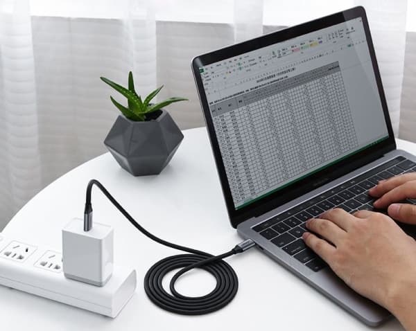 Ugreen 50751, 1,5 m, USB C, USB C, Thunderbolt 3, Sort, Sølv