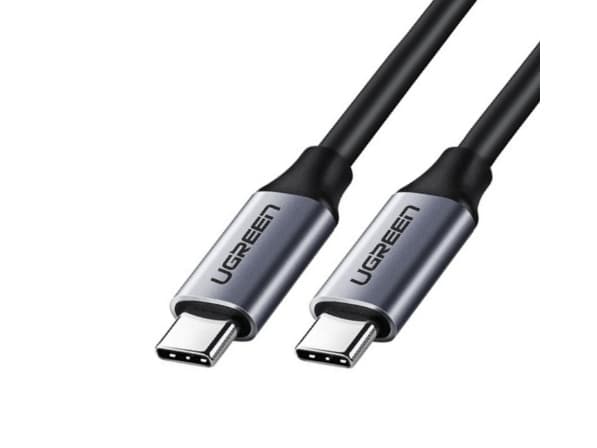 Ugreen 50751, 1,5 m, USB C, USB C, Thunderbolt 3, Sort, Sølv