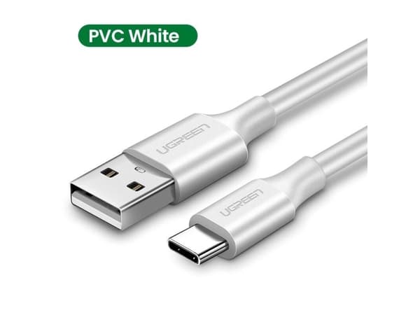 Ugreen 60121, 1 m, USB A, USB C, USB 2.0, 0,48 Gbit/s, Vit