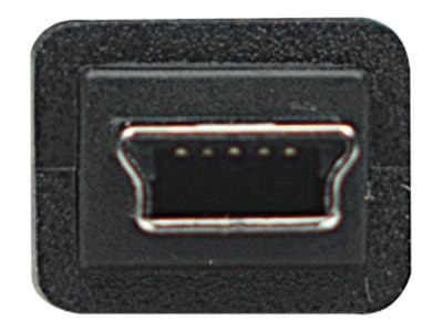 Manhattan 333375, 1,8 m, USB A, Mini-USB B, USB 2.0, Hankjønn/hankjønn, Sort