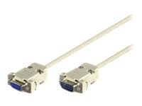 MicroConnect - Seriell förlängningskabel - DB-9 (hane) till DB-9 (hona) - 1.8 m