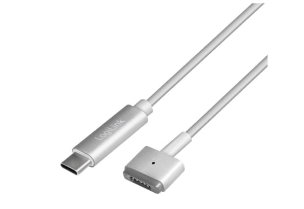 LogiLink PA0226, 1,8 m, USB C, MagSafe 2, Sølv