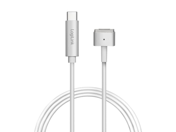 LogiLink PA0226, 1,8 m, USB C, MagSafe 2, Sølv