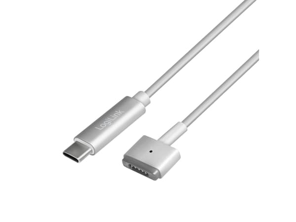 LogiLink PA0226, 1,8 m, USB C, MagSafe 2, Sølv