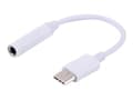 Pikkukuva 1 / 5: Savio AK-35, Valkoinen, USB C, 3.5mm, 0,12 m, Uros, Naaras