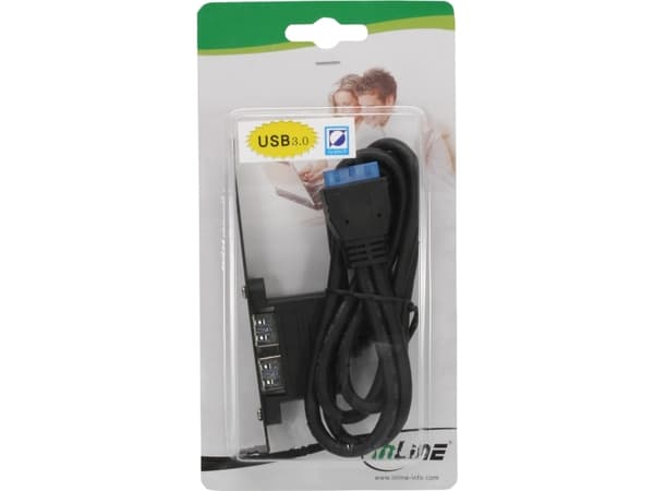 InLine 33390C, 0,5 m, USB 3.2 Gen 1 (3.1 Gen 1), Honkoppling, Honkoppling, 1 styck