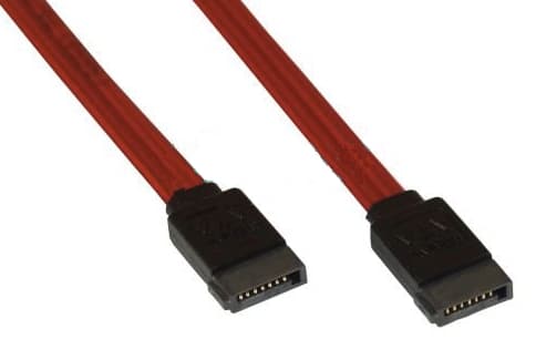 InLine SATA -liitäntäkaapeli turvakorvakkeella 30cm