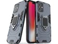 Pikkukuva 4 / 5: Hurtel Ring Armor panssaroitu hybridi tapauksessa kansi + magneettinen haltija iPhone 12 mini sininen universaali