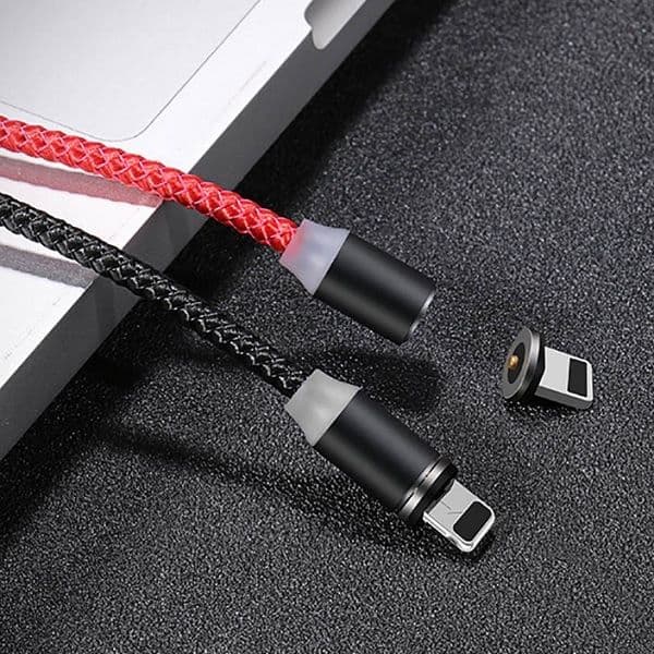 Kabel USB Usams USB-A - Lightning 1 m Czerwony (63738-uniw)