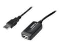 Miniatyrbild 1 av 5: DIGITUS USB 2.0 Repeater Cable DA-73102 - USB-förlängningskabel - USB (hane) till USB (hona) - USB 2.0 - 20 m - aktiv