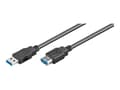 Pikkukuva 1 / 3: goobay - USB forlængerkabel - USB Type A (hun) til USB Type A (han) - USB 3.0 - 1.8 m - lajittelu - lajittelu