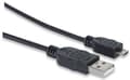 Miniatyrbild 3 av 5: Manhattan USB A - MicroUSB B, 1 m, USB A, Micro-USB B, USB 2.0, Hane/Hane, Svart