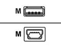 Miniatyrbilde 1 av 5: Equip 128521, 1,8 m, USB A, Mini-USB B, USB 2.0, Hankjønn/hankjønn, Sort
