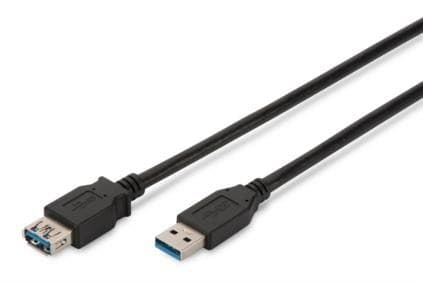 ASSMANN - USB forlængerkabel - USB Type A (han) til USB Type A (hun) - USB 3.0 - 3 m - lajitelma - lajittelu
