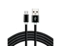 Miniatyrbild 1 av 5: everActive Micro USB-kabel 1m - svart, silikon, stöd för snabbladdning, 2,4A - CBS-1MB